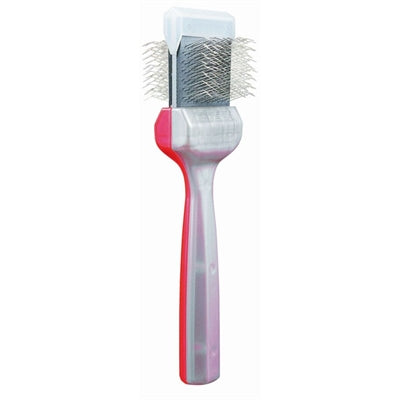 ActiVet – Brosse pour chien – Brosse double de démêlage intensif et de finition argentée – 20x5x5 cm - Caractéristiques