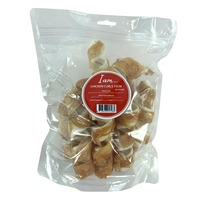 I Am – Friandises pour chien – Boucles à mâcher à la peau de bœuf et au poulet – 10 pièces - Caractéristiques
