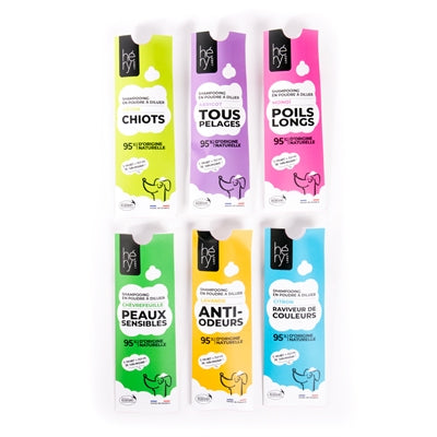 Hery Shampoo Poeder Gekleurde Vachten 25 Gr