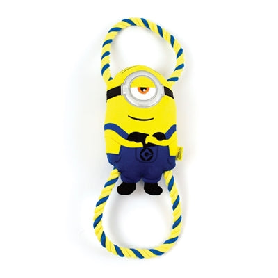 Minions – Jouet pour chien – Stuart en peluche avec cordes de traction – 38 cm - Caractéristiques