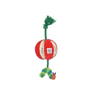 Eric Carle – Jouet pour chien – Peluche La Chenille qui fait des trous Pomme avec corde – 38 cm - Caractéristiques