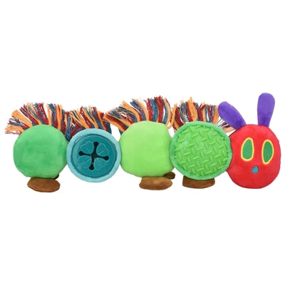 Eric Carle – Jouet pour chien – Peluche La Chenille qui fait des trous avec compartiment à friandises – 35,5 cm - Caractéristiques
