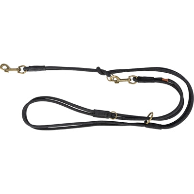 Trixie – Laisse pour chien – Pur Cuir Rond Cousu Noir – 200 x 1 cm - Caractéristiques