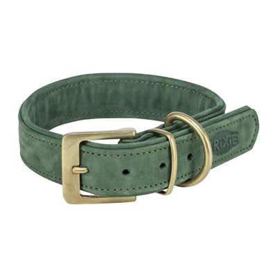 Trixie – Collier pour chien – Pur Cuir Vert Sauge - Caractéristiques