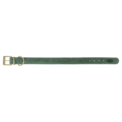 Trixie Halsband Hond Pure Leer Saliegroen Xs 25-31X2,5 Cm