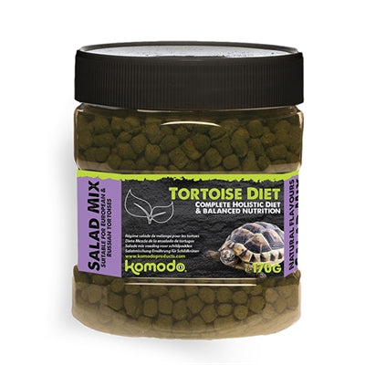 Komodo – Aliment complet pour tortue terrestre – Mix Salade – 170 g - Caractéristiques