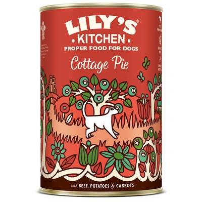 Lily's Kitchen – Aliment humide pour chien – Parmentier au bœuf – 2,4 kg - Caractéristiques