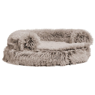 Croci – Sofa pour chat et petit chien – Panier Bicolor Beige – 45 x 45 x 9 cm - Caractéristiques