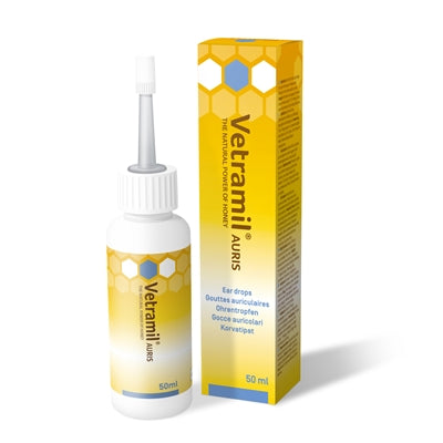 Vetramil – Soin des oreilles pour animaux – Vetramil Auris au miel médical – 50 ml - Caractéristiques
