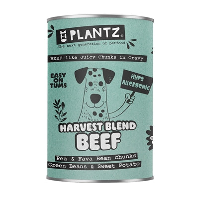 Henart – Aliment humide pour chien – Plantz Vegan Morceaux de Bœuf Végétal en Sauce – 400 gr - Caractéristiques