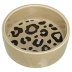 Trixie Voerbak / Drinkbak Leo Kat Keramiek Panterprint Assorti