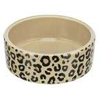 Trixie Voerbak / Drinkbak Leo Kat Keramiek Panterprint Assorti