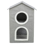 Trixie Kattenmand / Kattenhuis Nora Soft 2 Verdriepingen Lichtgrijs