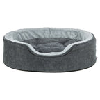 Trixie Vital Hondenmand Lino Soft Ovaal Grijs / Lichtgrijs