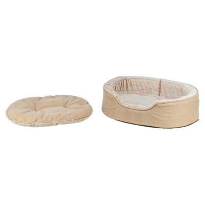 Trixie Vital Hondenmand Lino Soft Ovaal Beige / Creme