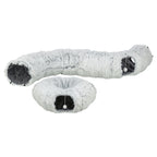 Trixie Harvey Pluche Speeltunnel / Donut Wit / Grijs