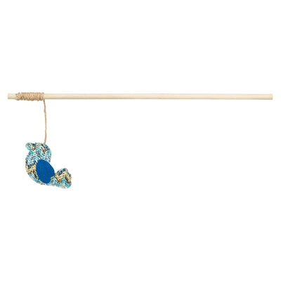 Trixie – Jouet pour chat – Canne à pêche oiseau en bois et peluche – 40 cm - Caractéristiques