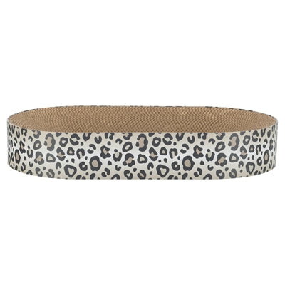 Trixie – Griffoir pour chat – Corbeille à griffer ovale avec herbe à chat Leo Crème – 63x35x10 cm - Caractéristiques