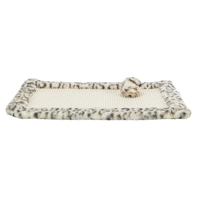 Trixie – Griffoir pour chat – Tapis à griffer imprimé panthère crème – 55x35 cm - Caractéristiques