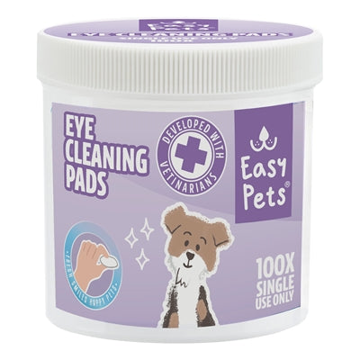 Easypets – Soin des yeux pour chien et chat – Disques de nettoyage oculaires – 100 pièces - Caractéristiques