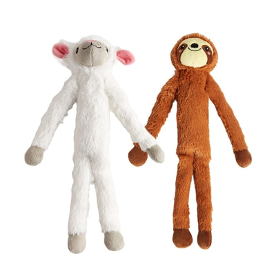 Fofos – Jouet pour chien – Lot de 2 Peluches : Paresseux et Mouton – 29 x 8 x 4 cm - Caractéristiques