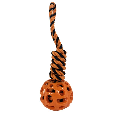 Fofos – Jouet pour chien – Corde à lancer avec citrouille en TPR – 31 cm - Caractéristiques