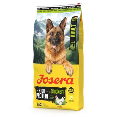 Josera – Croquettes pour chien – Chien Actif / Sportif – High Protein Adult Chicken – 12,5 kg - Caractéristiques