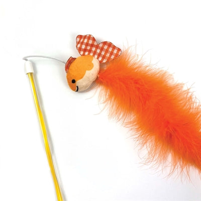 Happy Pet – Canne à pêche pour chat – Poisson rouge – 40X7,5 cm - Caractéristiques