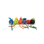 Happy Pet Tabby Patch Glitterbal Met Ratel En Veren