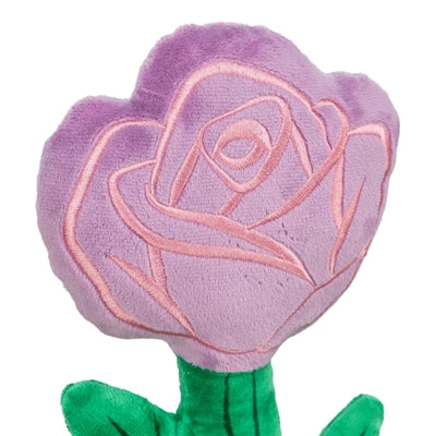 Trixie – Jouet pour chien – Rose de la Saint-Valentin en Peluche – Violet/Vert – 30 cm - Caractéristiques