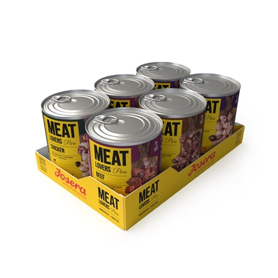 Josera – Alimentation humide pour chien – Adult Meat Lovers Pure Multipack – Bœuf, Poulet, Agneau & Dinde – 4,8 kg - Caractéristiques