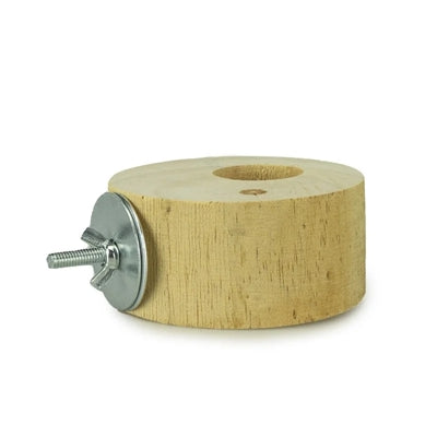 Back Zoo Nature – Accessoire pour Oiseau et Rongeur – Porte-Godet Fruitcup Basic – Bois – 5 cm - Caractéristiques