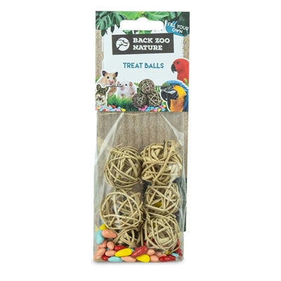 Back Zoo Nature – Jouets pour oiseau et rongeur – Balles à friandises de recherche de nourriture – 4 cm (6 pièces) - Caractéristiques