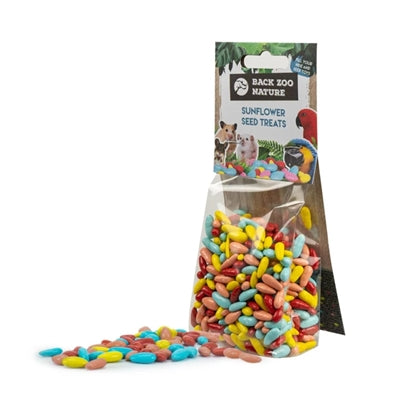 Back Zoo Nature – Friandises pour oiseau et rongeur – Graines de tournesol colorées – 100 g - Caractéristiques