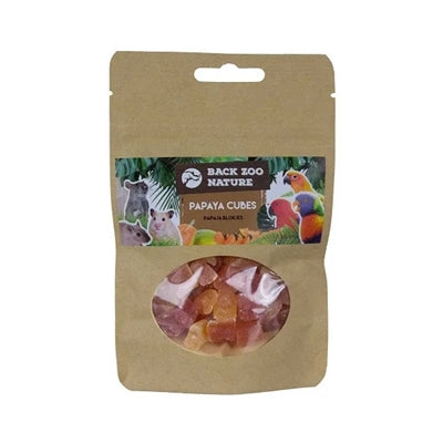 Back Zoo Nature – Friandises pour oiseau et rongeur – Cubes de papaye déshydratés - Caractéristiques