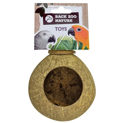 Back Zoo Nature – Accessoire pour oiseau et rongeur – Maison en noix de coco – env. 9,5 cm - Caractéristiques