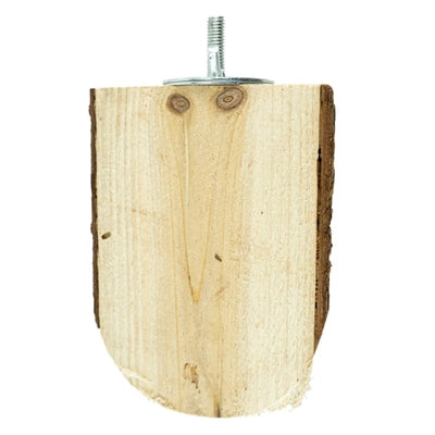 Back Zoo Nature – Accessoire pour oiseau – Plateforme de repos en tranche de bois naturel - Caractéristiques