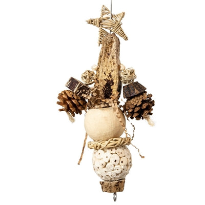 Back Zoo Nature – Jouet pour oiseau – Étoile forestière – 36x12x8 cm - Caractéristiques