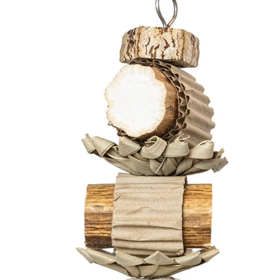 Back Zoo Nature – Jouet pour oiseau – Empilable en bois tendre – 36x8x8 cm - Caractéristiques