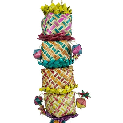 Back Zoo Nature – Jouet pour oiseau – Tour fleurie – 45x7x7 cm - Caractéristiques
