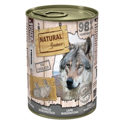 Natural Greatness Monoprotein Rabbit Recipe 170 Gr