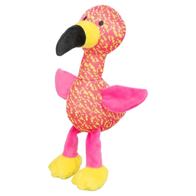 Trixie – Jouet pour chien – Flamant rose en tissu – 32x12x11 cm - Caractéristiques