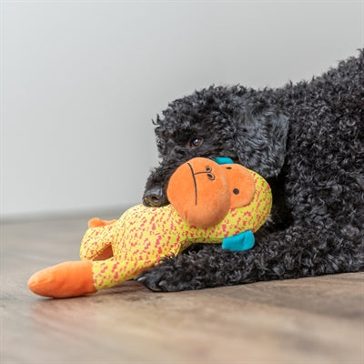 Trixie Aap Stof Geel / Oranje 27X26X10,5 Cm