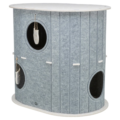 Trixie – Niche et jouet pour chat – Boîte de jeu ovale Mara en feutre – 66 x 46 x 62 cm - Caractéristiques