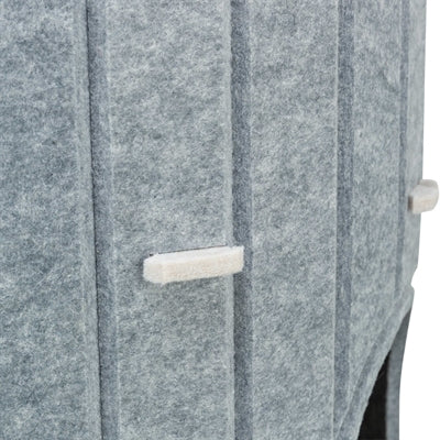 Trixie Speelbox Mara Ovaal Vilt Zand / Grijs 66X46X62 Cm
