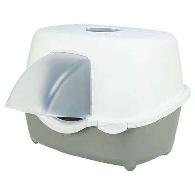 Trixie – Maison de toilette pour chat – Davio Haut Extérieur avec Capot Gris/Blanc – 56x39x39 cm - Caractéristiques