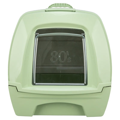 Trixie – Maison de toilette pour chat – Bac à tiroir à nettoyage facile Vert Gris – 46x57x48 cm - Caractéristiques