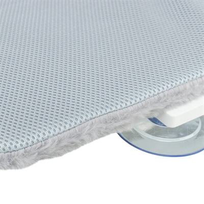 Trixie Hangmat Voor Aan Raam Opvouwbaar Pluche / Mesh Wit / Grijs 58X34 Cm