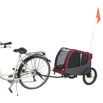 Trixie Hondenfietskat Grijs / Rood 76/136X66X74 Cm
