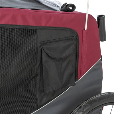 Trixie Hondenfietskat Grijs / Rood 76/136X66X74 Cm